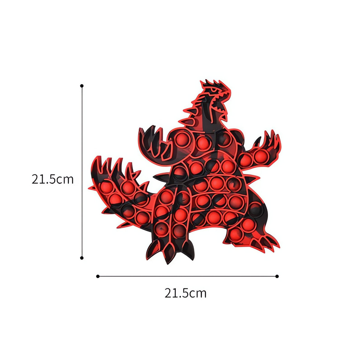 Pokémon silicone push pop fidget toy – Groudon 2