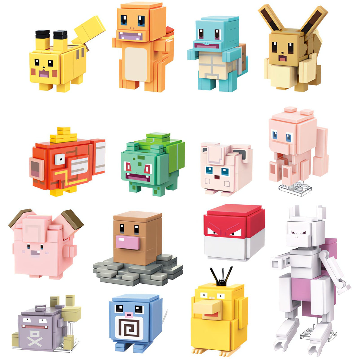 Pokémon Quest cube-style collectable figure