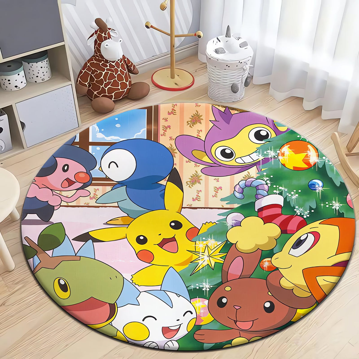 Round Pokémon rug with Pikachu – 5