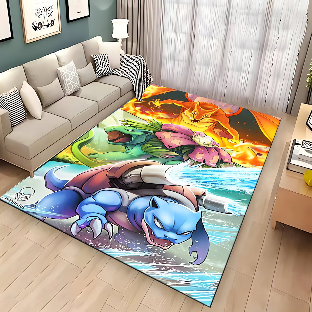 Pokémon rug with Charizard design – photo 17