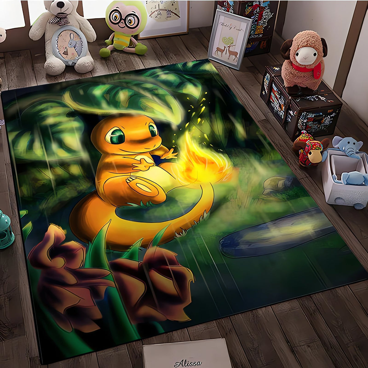 Pokémon rug with Charizard design – photo 2