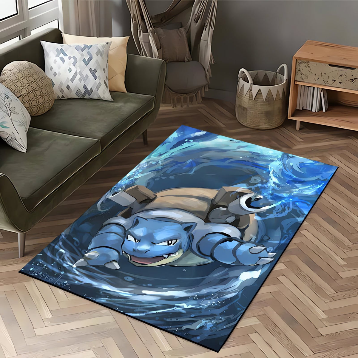 Pokémon rug with Charizard design – Blastoise