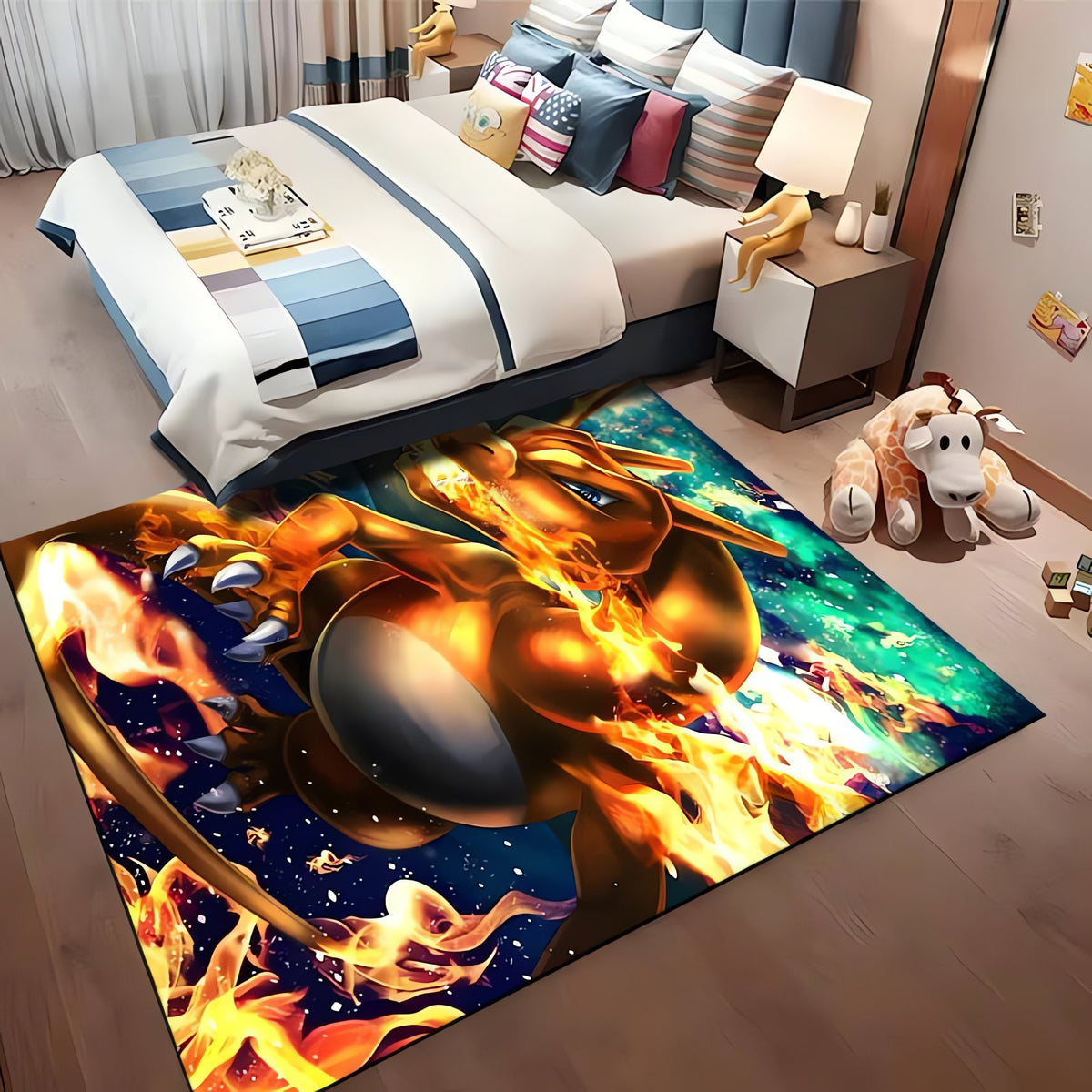 Pokémon rug with Charizard design – Charizard