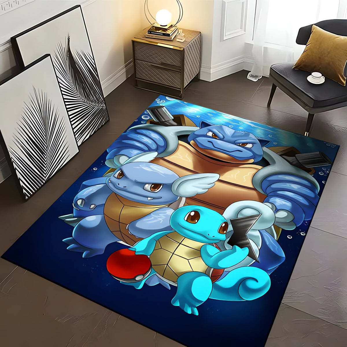 Pokémon rug with Charizard design – Squirtle Evolutions