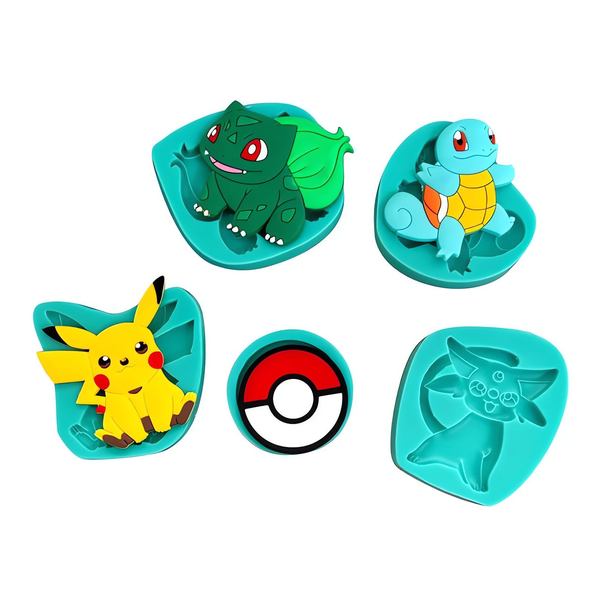 Pokémon silicone moulds