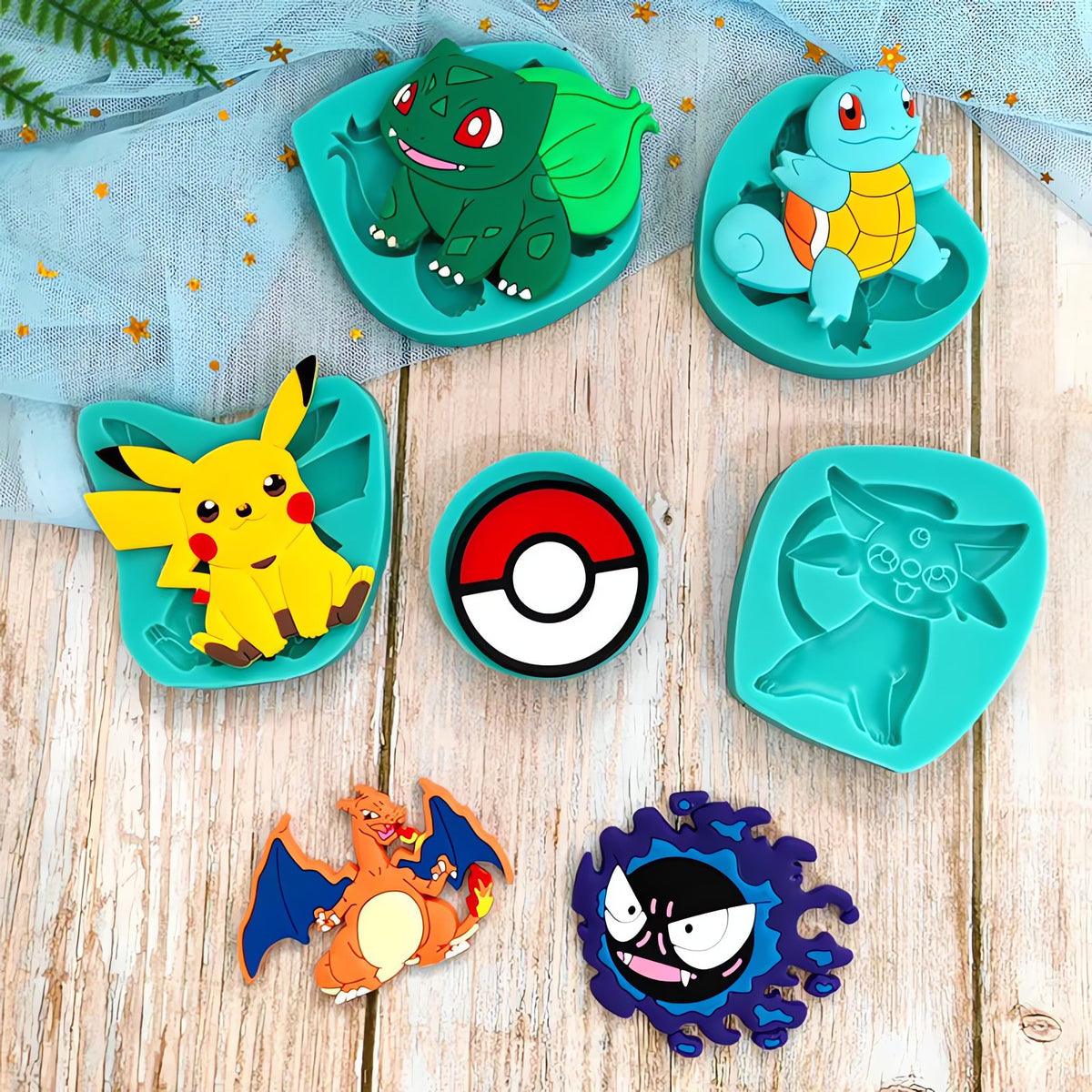 Pokémon silicone moulds – photo 3