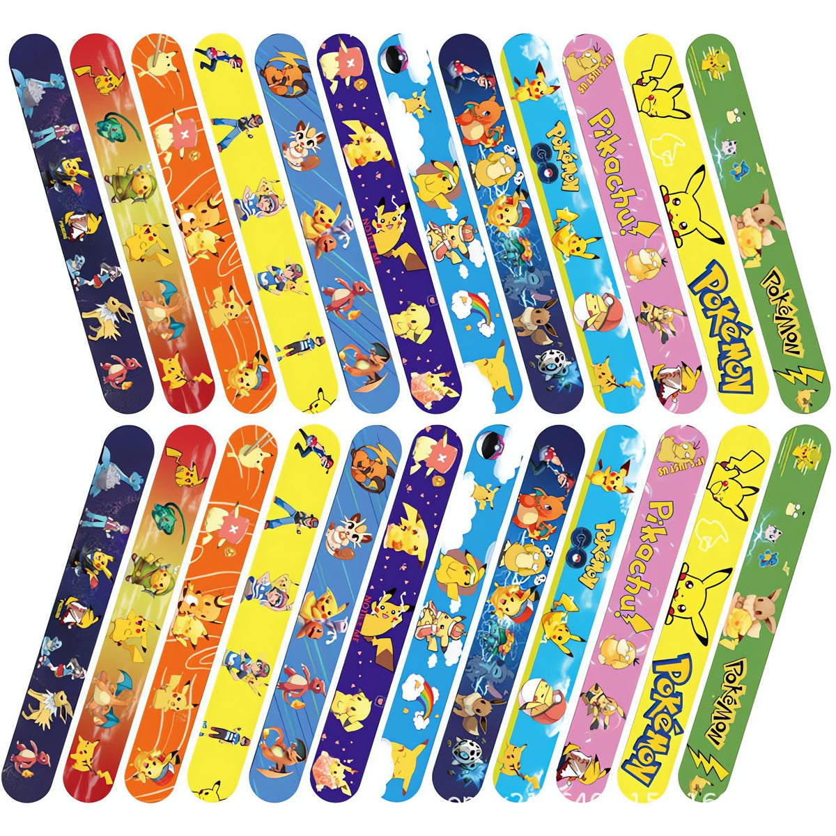 Pack of Pokémon slap bracelets – photo 4