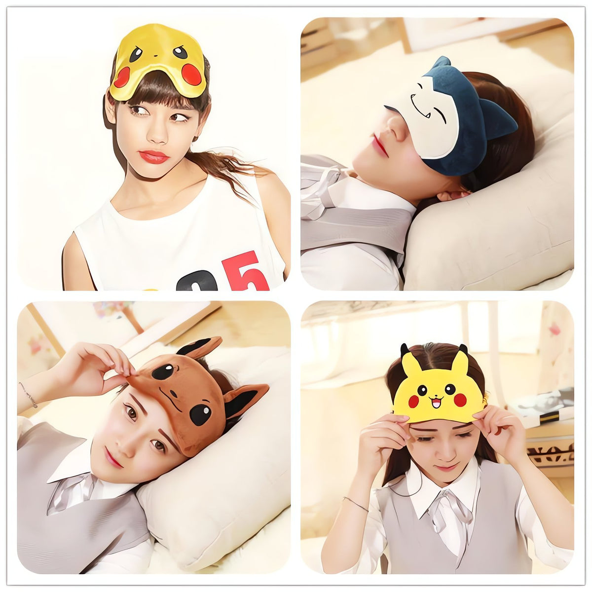 Pokémon sleep mask in flannel – photo 11