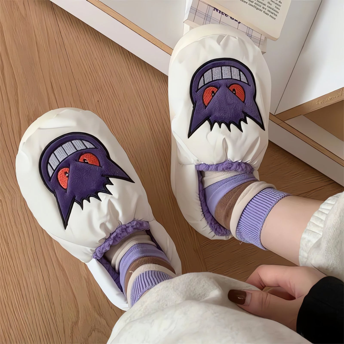 Fluffy Pokémon slippers – photo 3