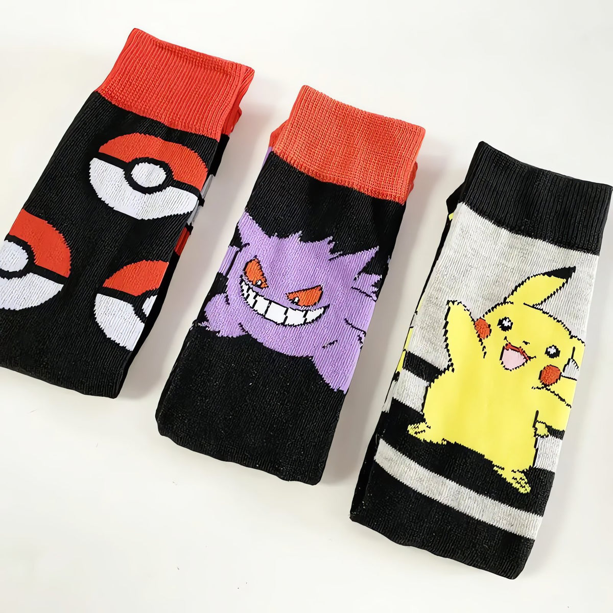 Pokémon socks with Pikachu and Eevee designs – photo 4