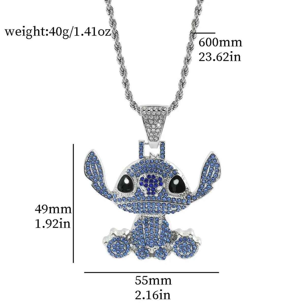 Pokémon bling necklace – Stitch 4