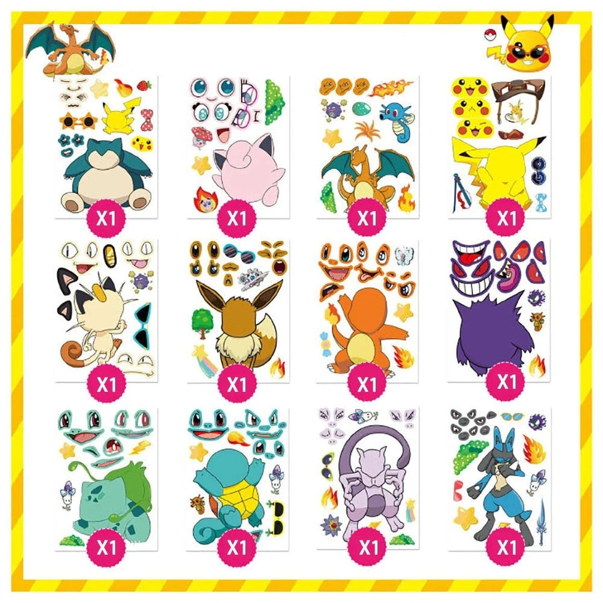 Pokémon sticker puzzle set – photo 3