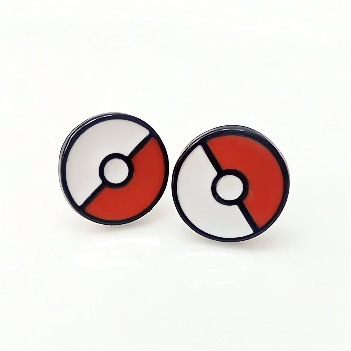 Pokémon stud earrings in surgical steel – Poké Ball A