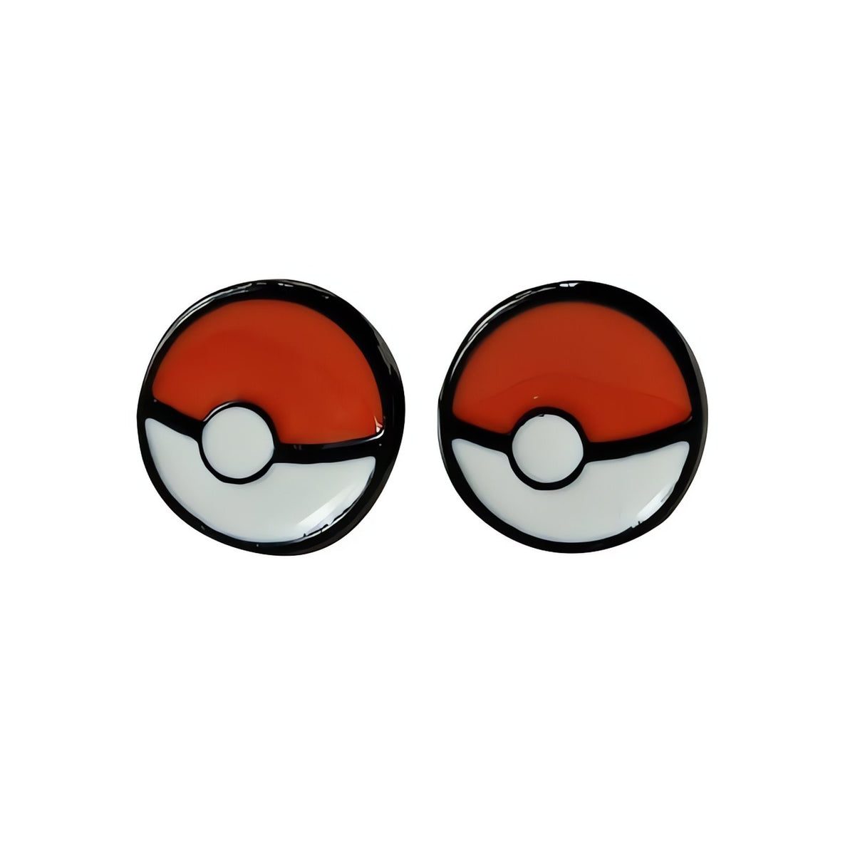 Pokémon stud earrings in surgical steel – Poké Ball B