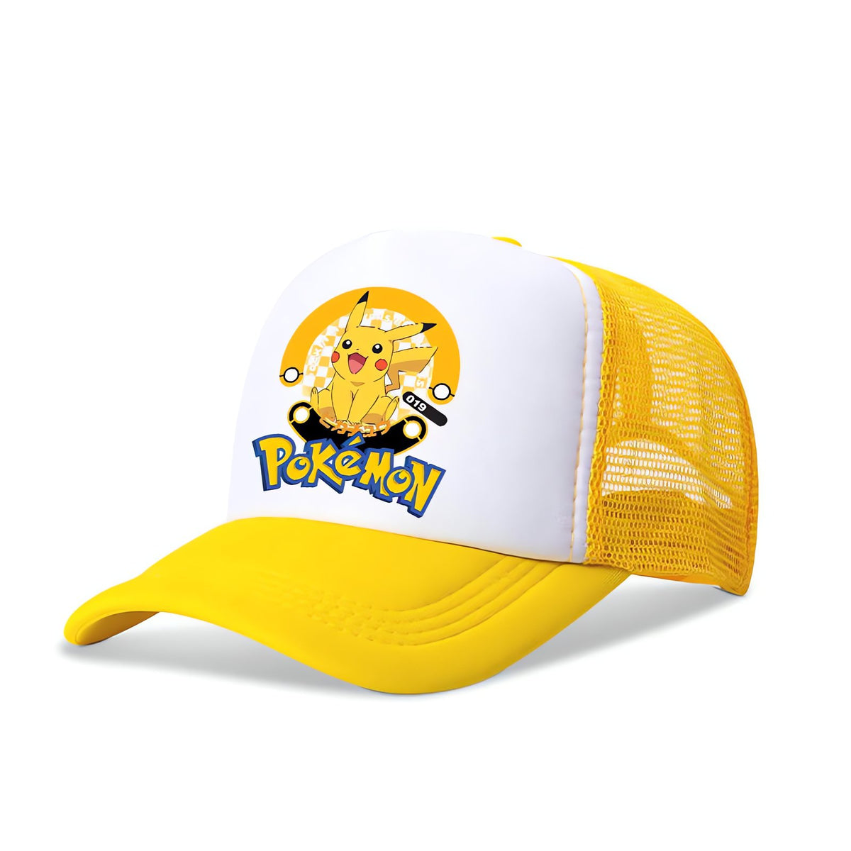Pokémon summer cap with mesh back – Pikachu Yellow
