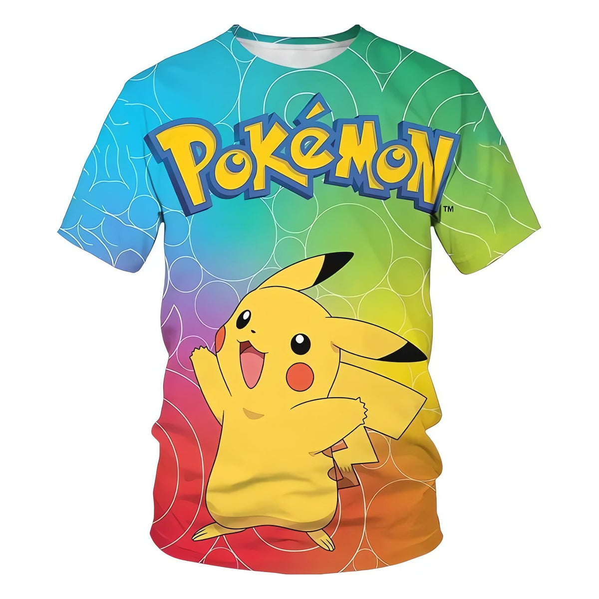 Colourful Pokémon summer T-shirt – photo 3
