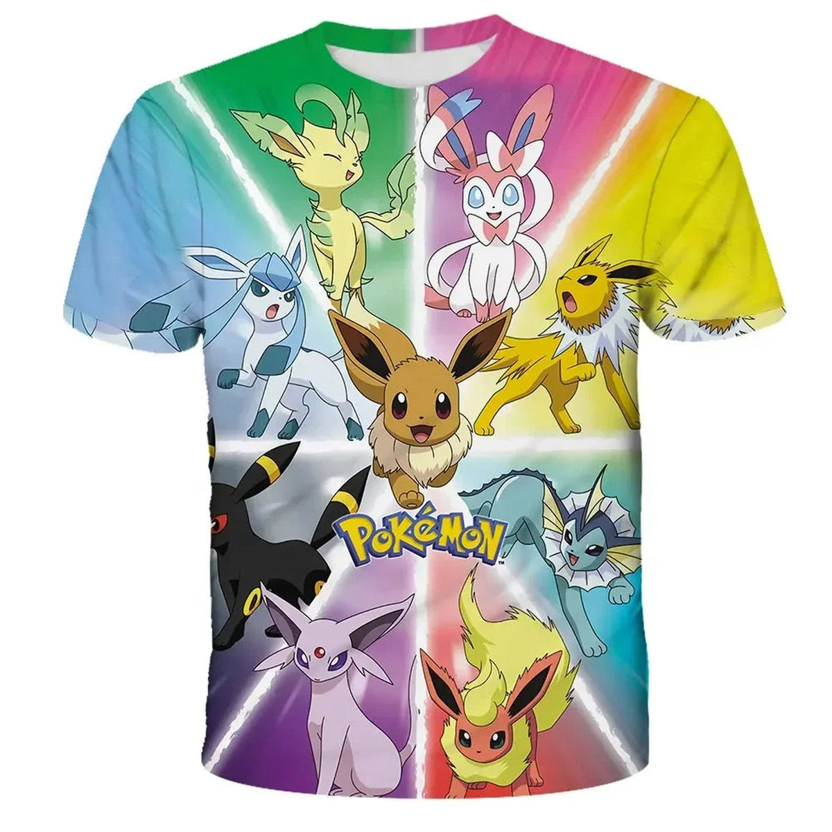 Colourful Pokémon summer T-shirt