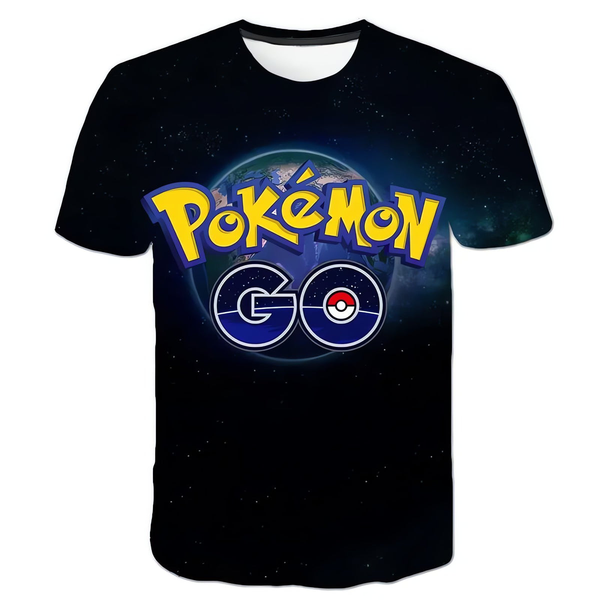 Colourful Pokémon summer T-shirt – Pokémon GO Black