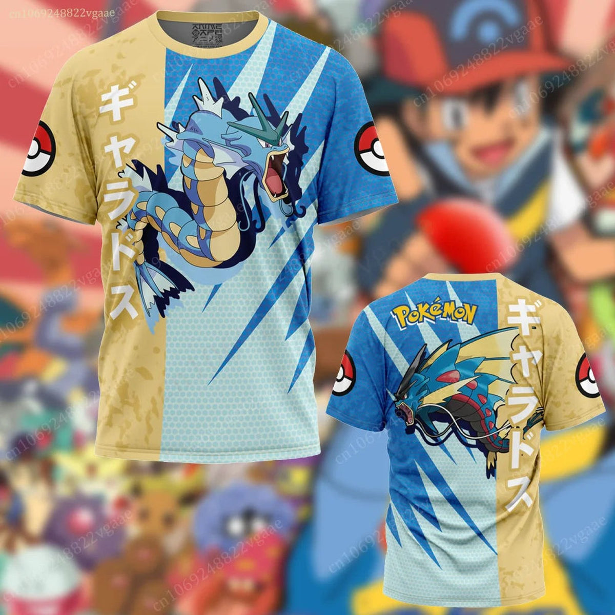 Pokémon summer T-shirt – Gyarados