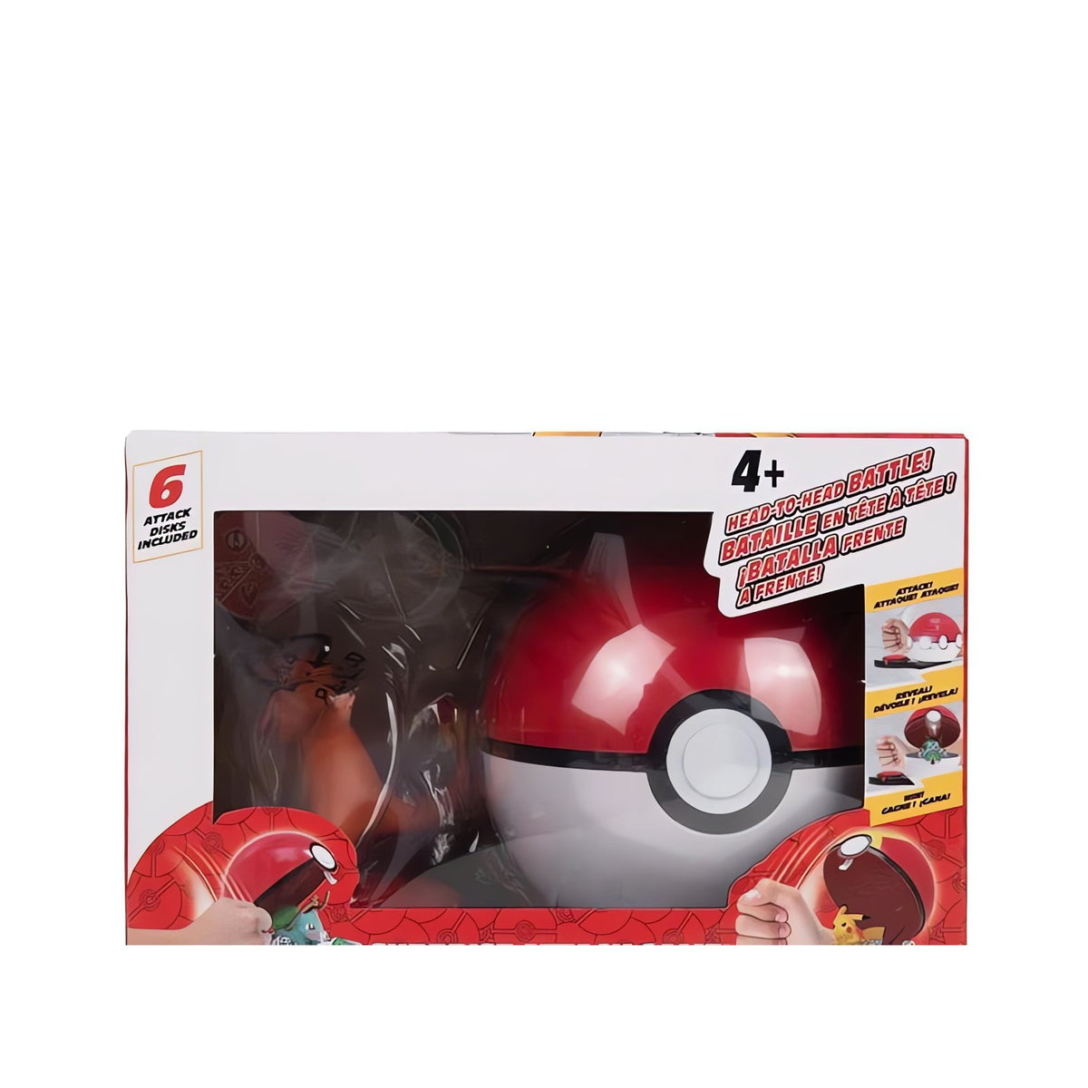 Pokémon Surprise Attack Game with Poké Ball and figure