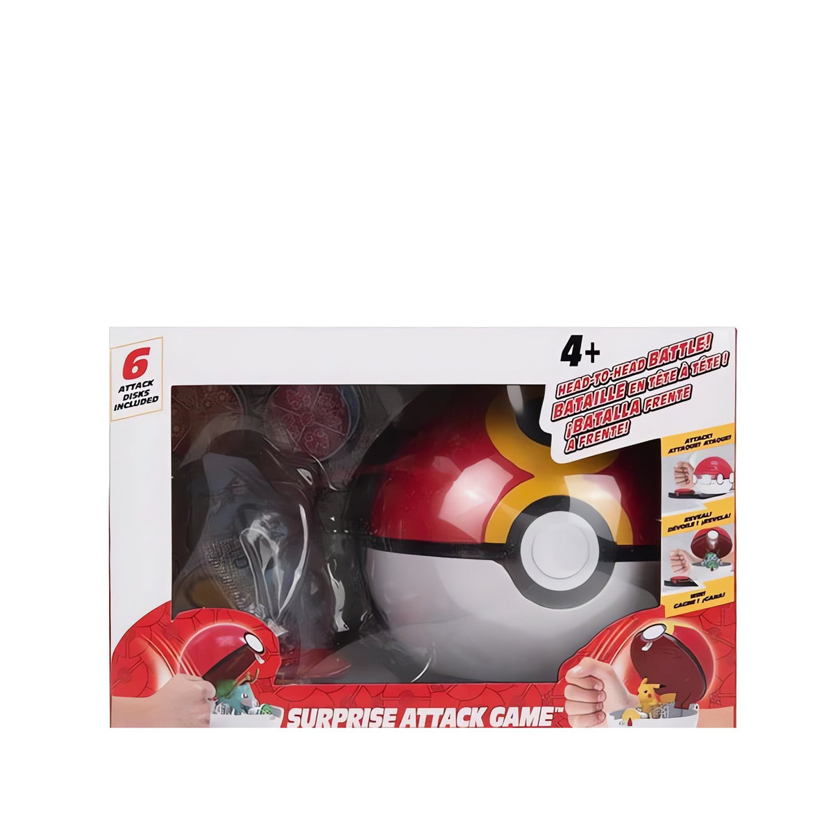 Pokémon Surprise Attack Game with Poké Ball and figure – Lucario