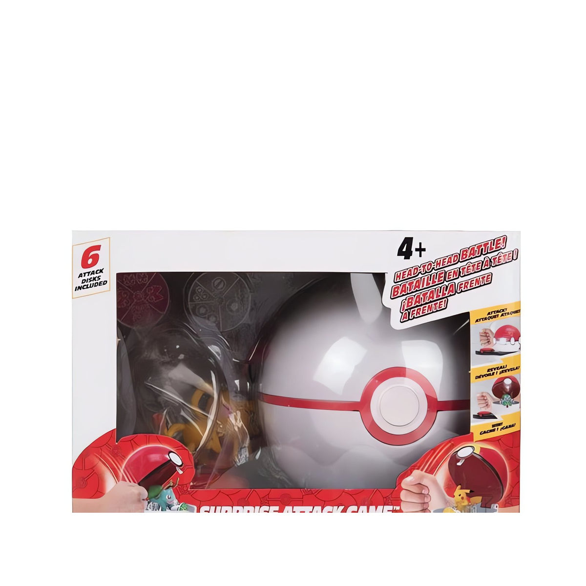 Pokémon Surprise Attack Game with Poké Ball and figure – Meowth
