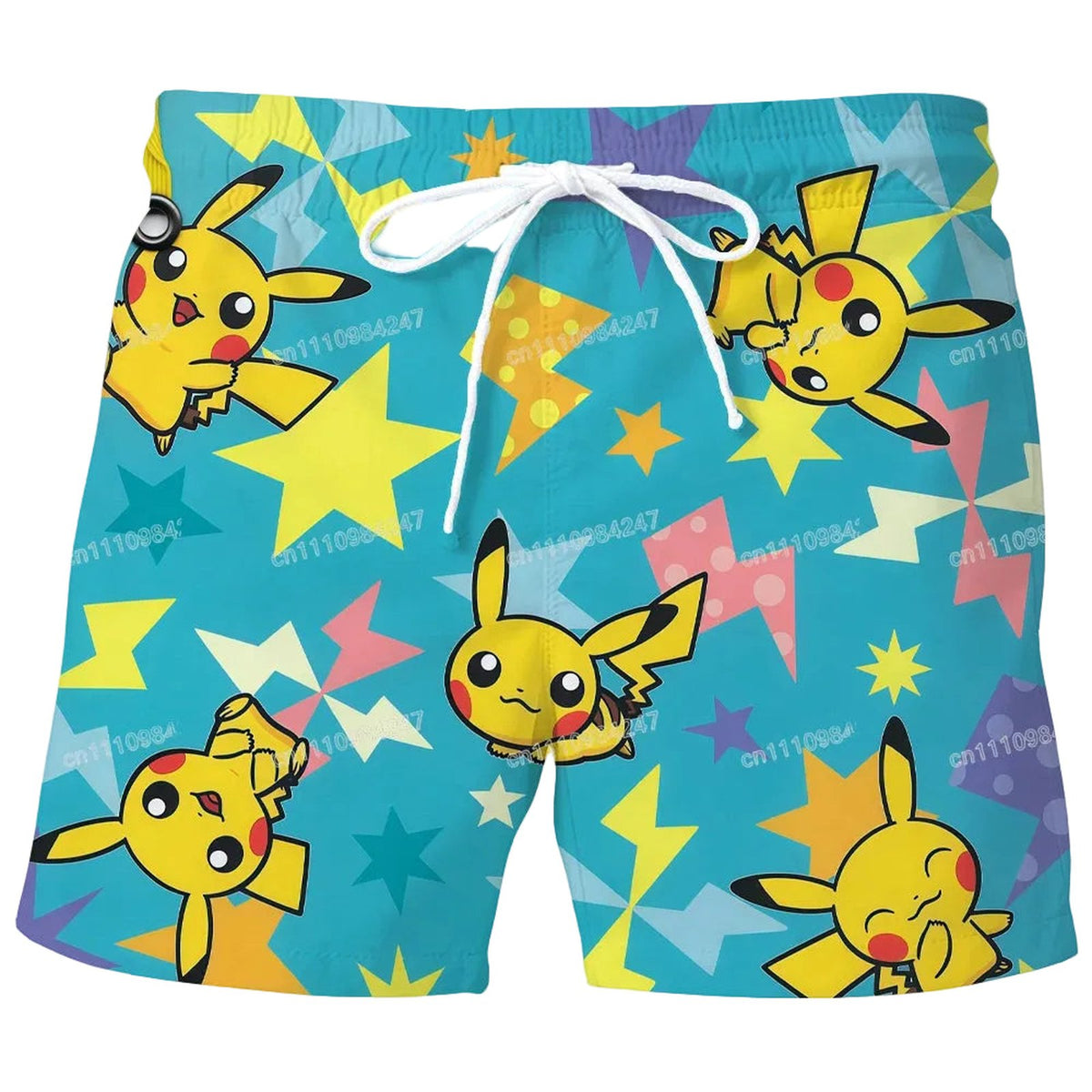Pokémon swim shorts – Pikachu Blue