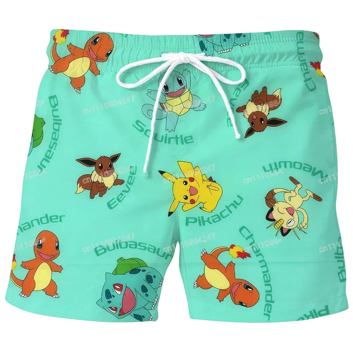 Pokémon swim shorts – Pokémon Green