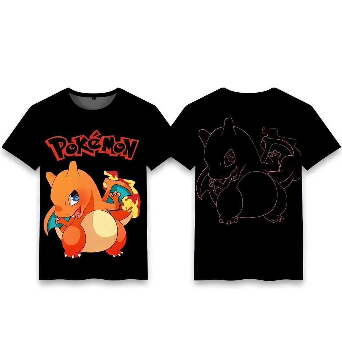 Pokémon T-shirt – Charizard (Black)