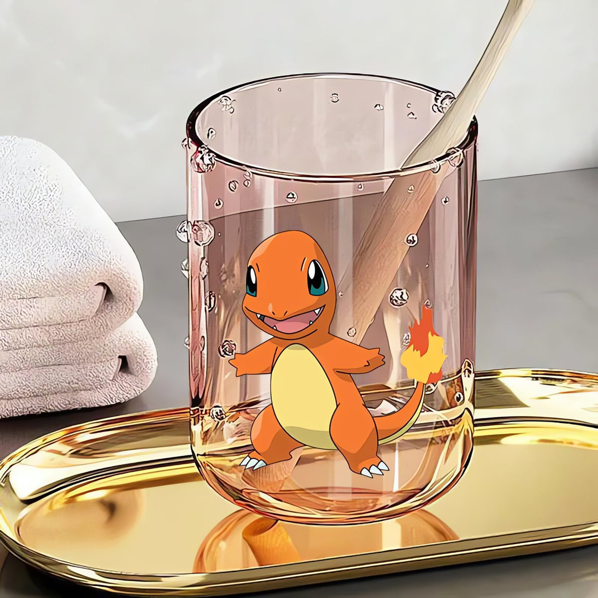 Pokémon toothbrush cup, 290ml – Charmander