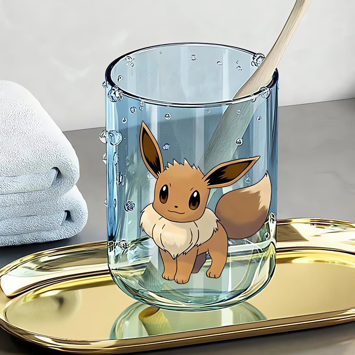 Pokémon toothbrush cup, 290ml – Eevee Blue