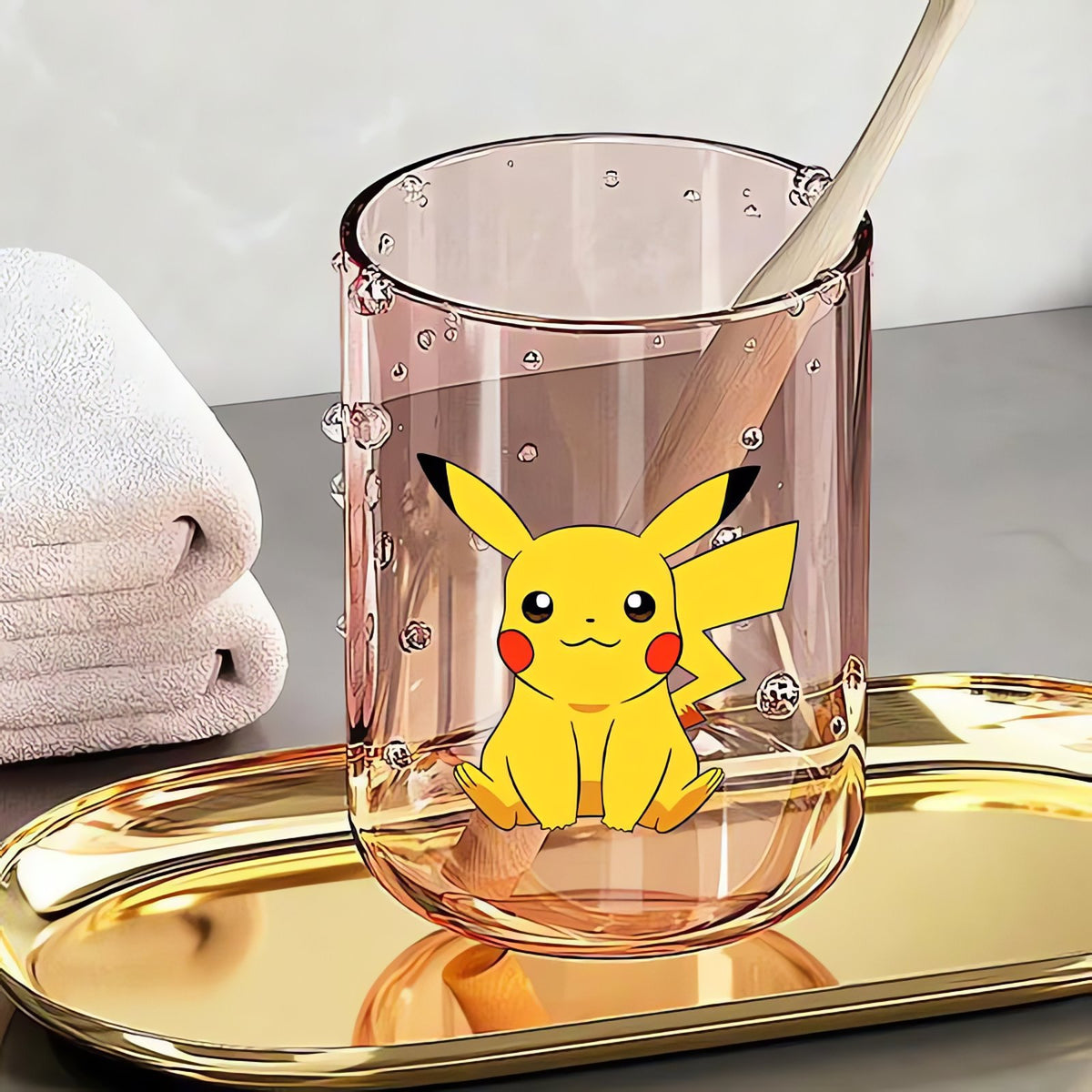Pokémon toothbrush cup, 290ml – Pikachu