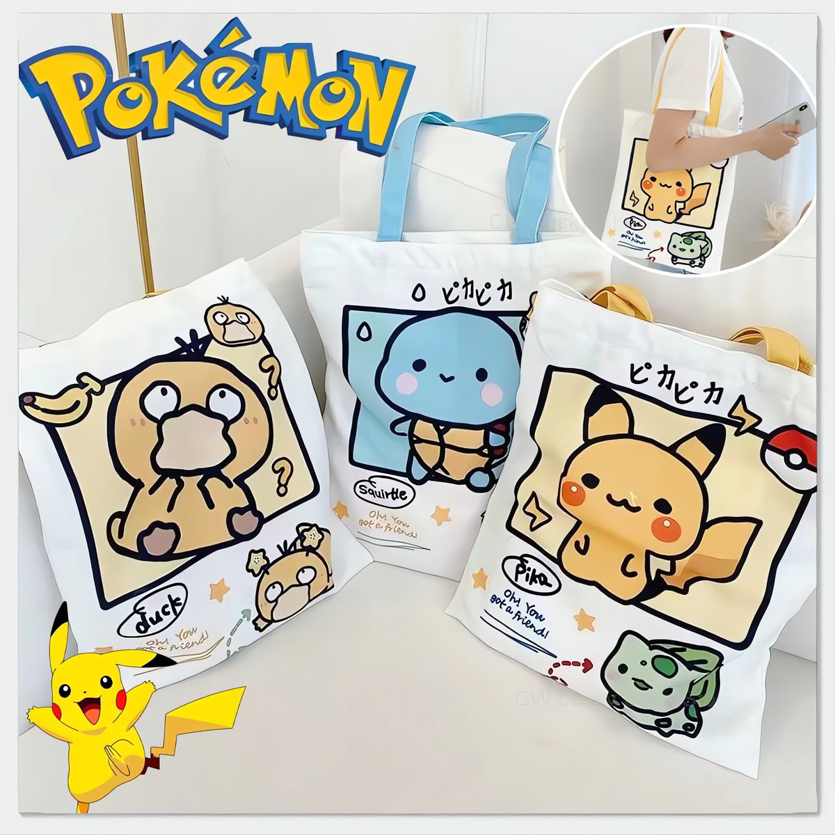 Pokémon fabric tote bag – photo 2