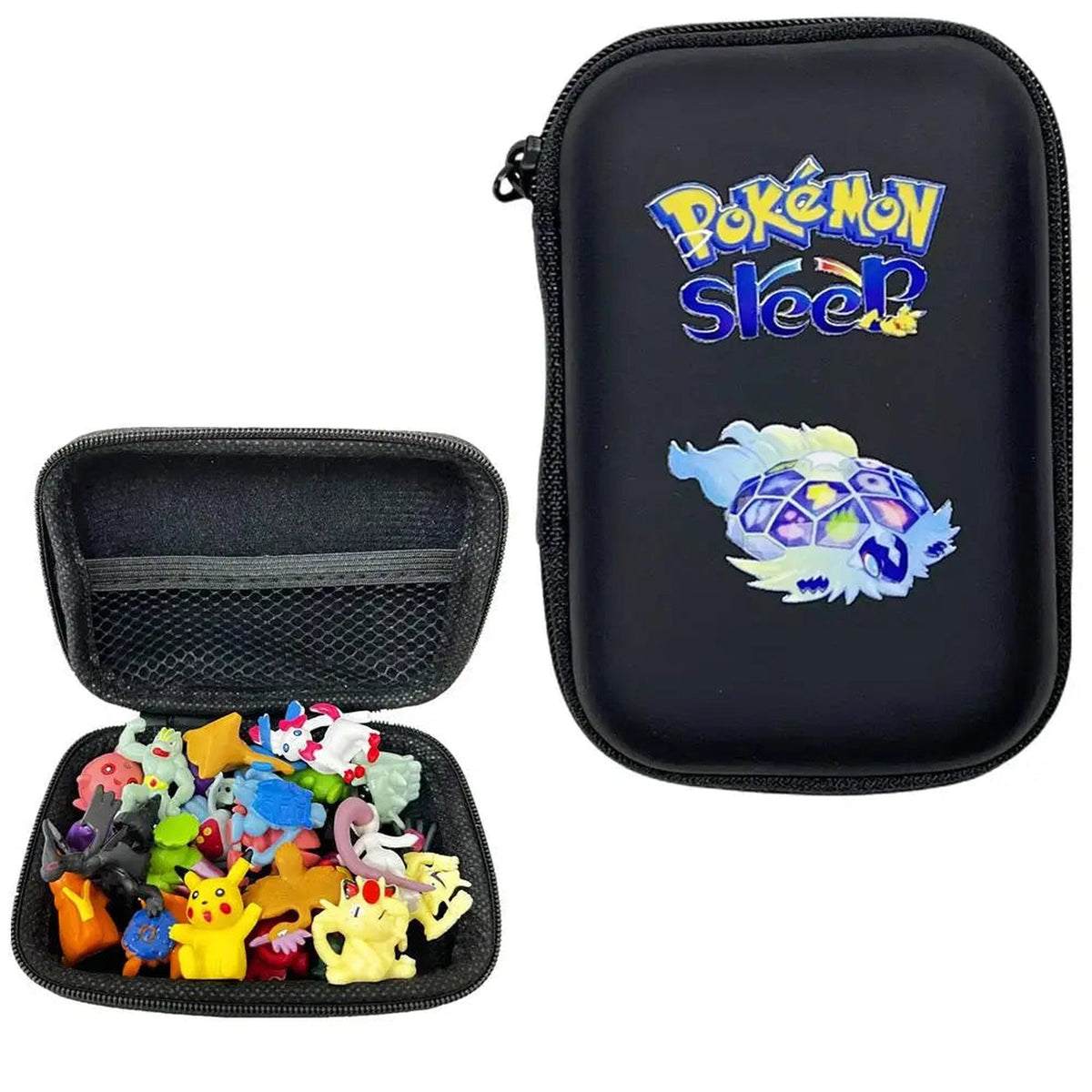 Pokémon trading card pouch and figures – 12