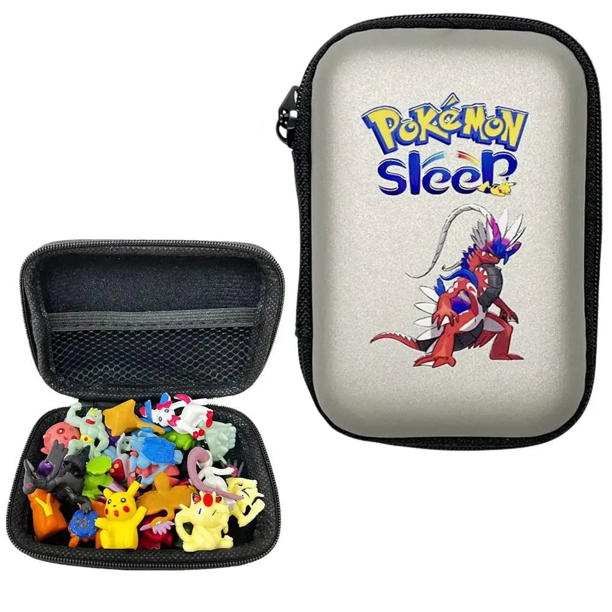 Pokémon trading card pouch and figures – 15