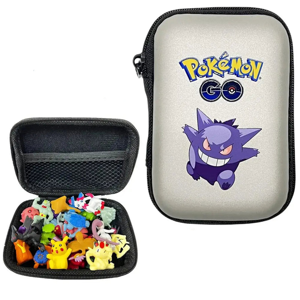 Pokémon trading card pouch and figures – Gengar