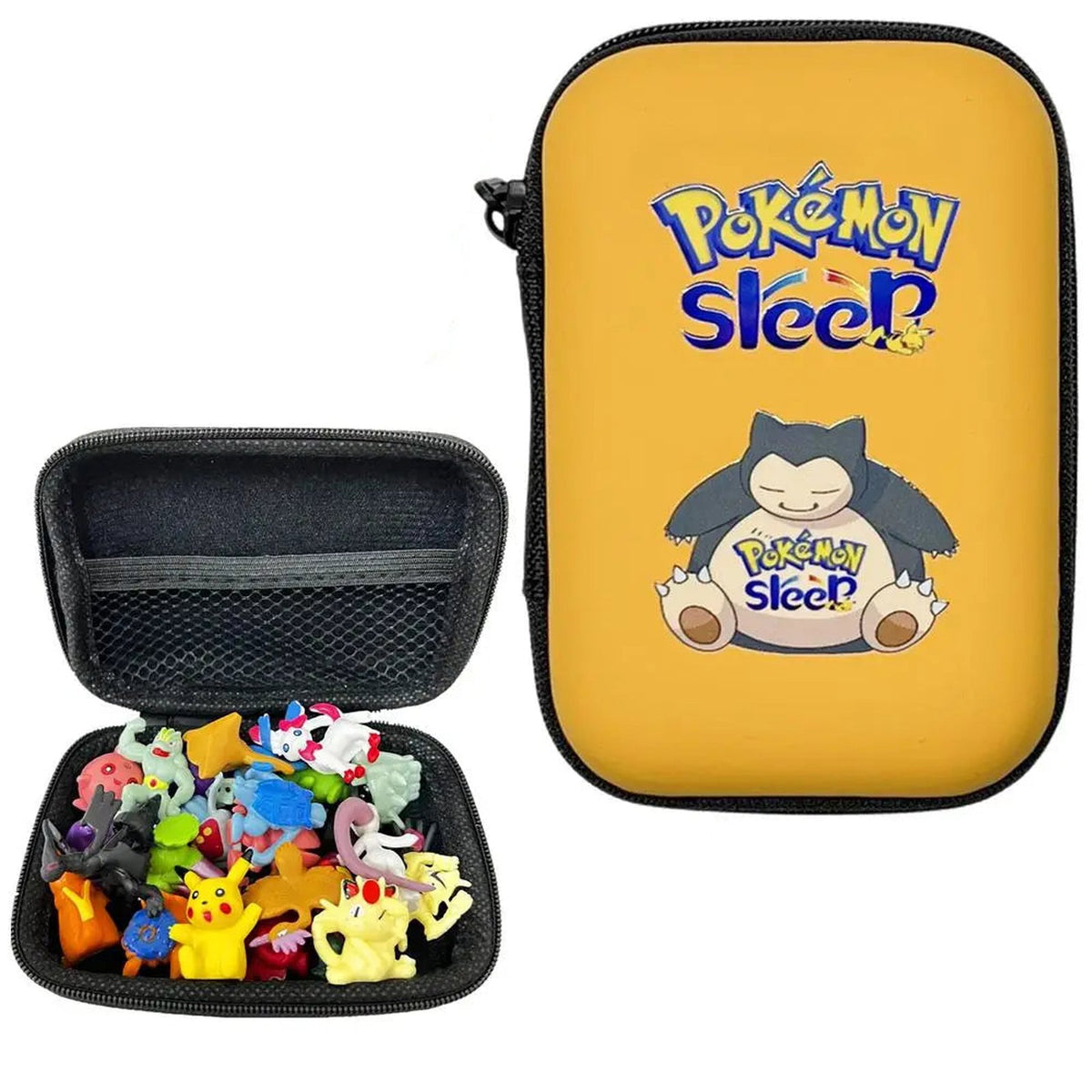 Pokémon trading card pouch and figures – Snorlax