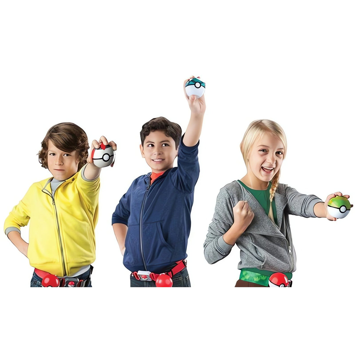 Pokémon trainer belt with two Poké Balls and a figure – photo 10