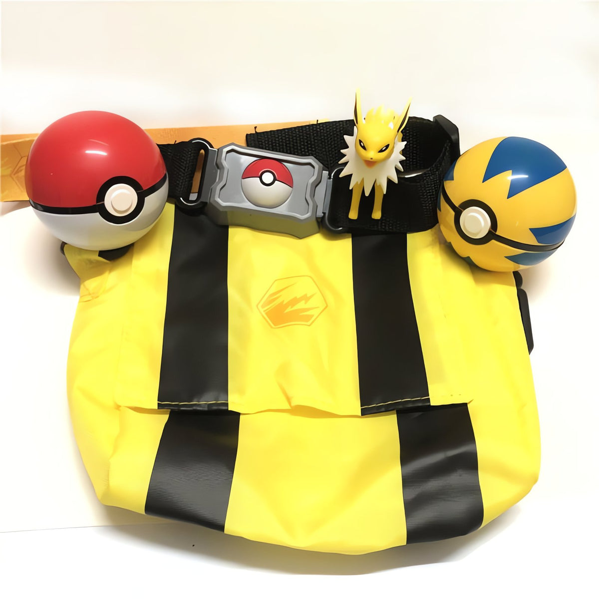Pokémon trainer belt with two Poké Balls and a figure – photo 8