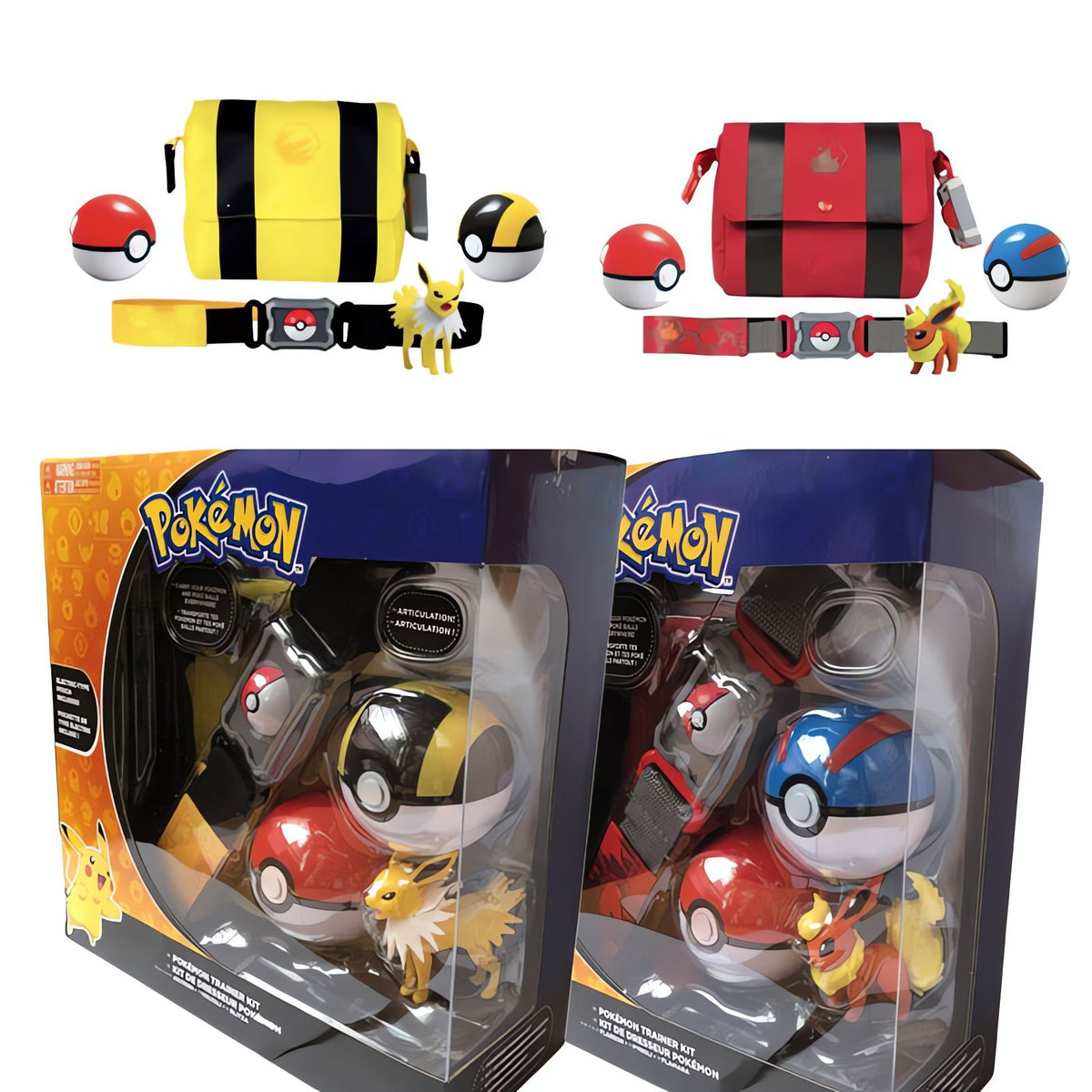 Pokémon trainer set with belt, Poké Balls, bag and figure – photo 2