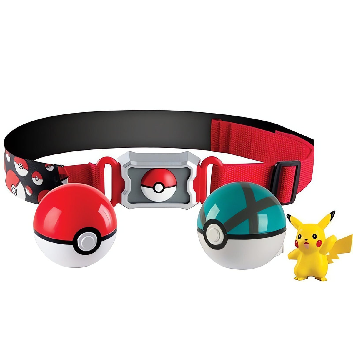 Pokémon trainer set with belt, Poké Balls, bag and figure – photo 8