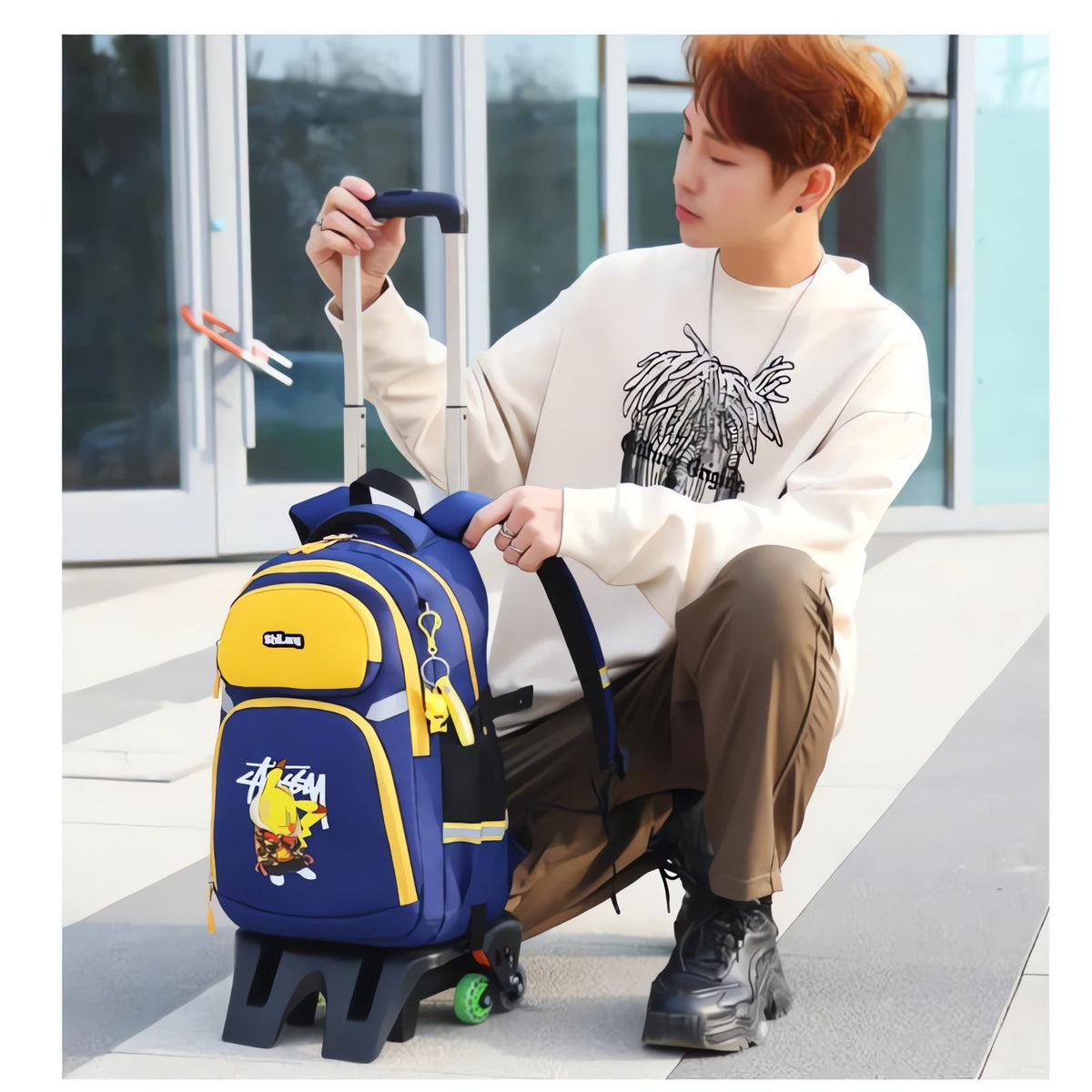 Pokémon trolley school bag – photo 6
