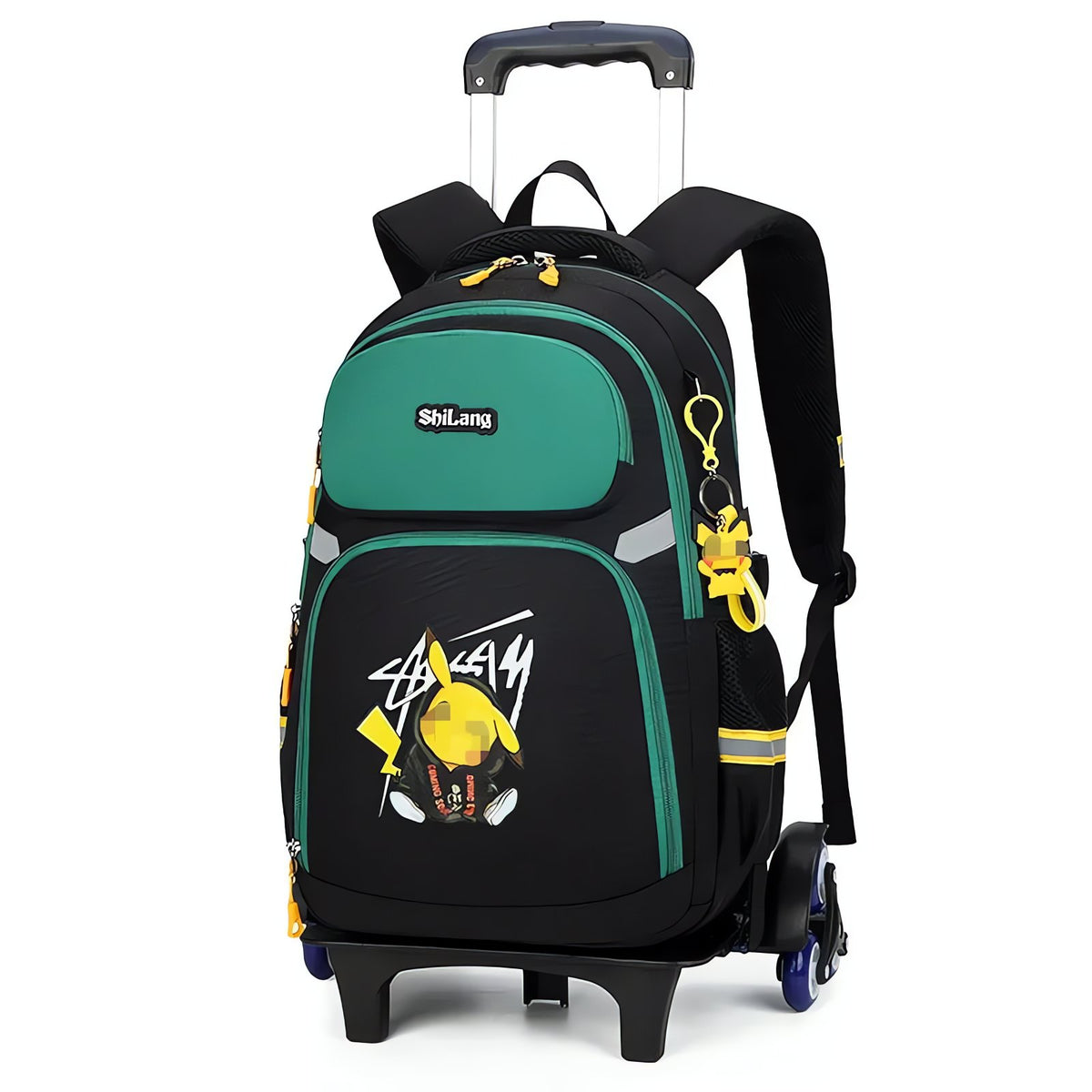 Pokémon trolley school bag – A / 3 wheels / P (tie)