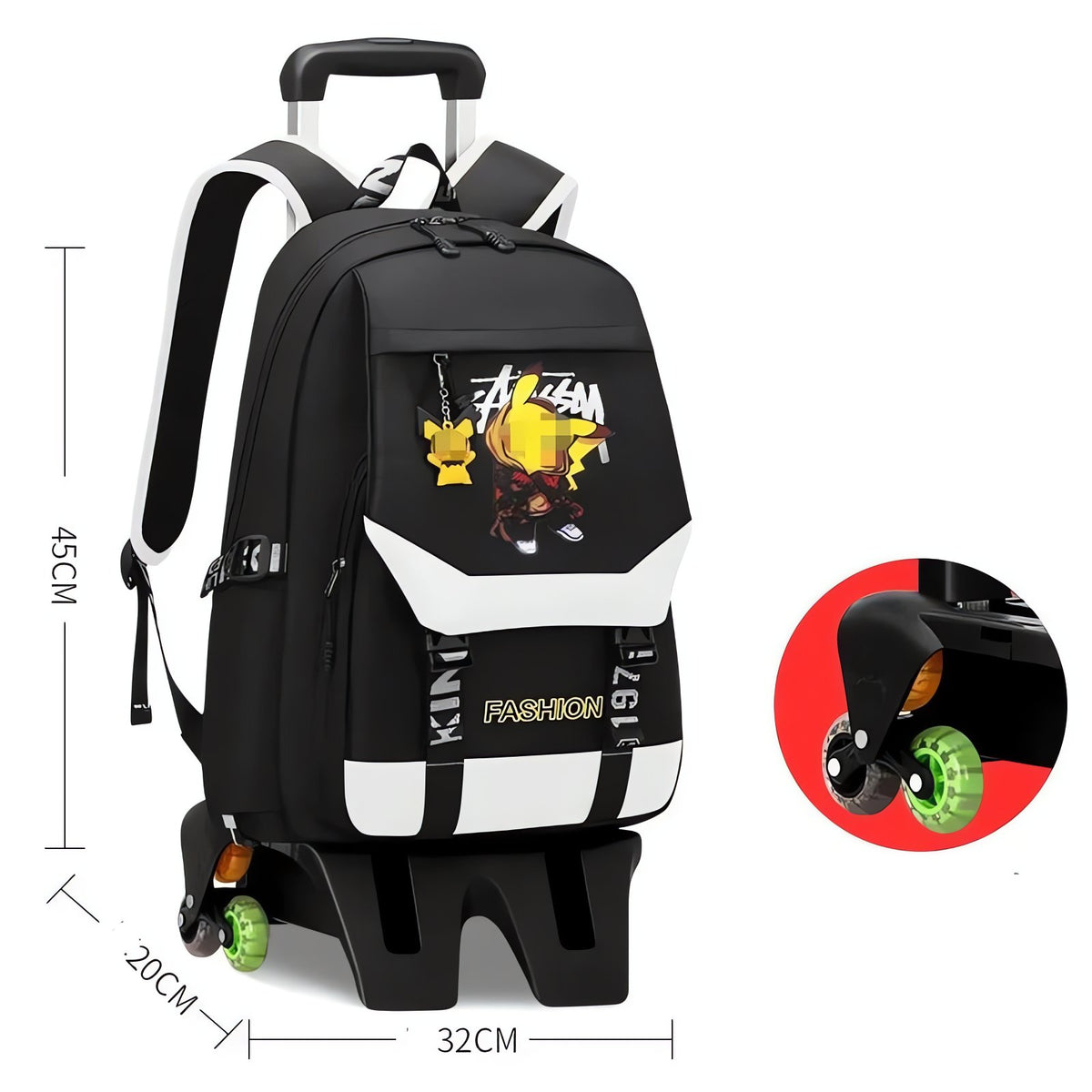 Pokémon trolley school bag – B / 3 wheels / G 1