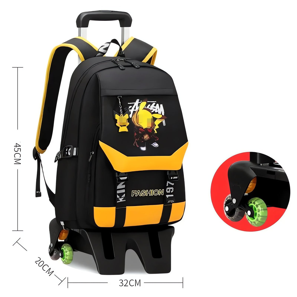 Pokémon trolley school bag – B / 3 wheels / G 2