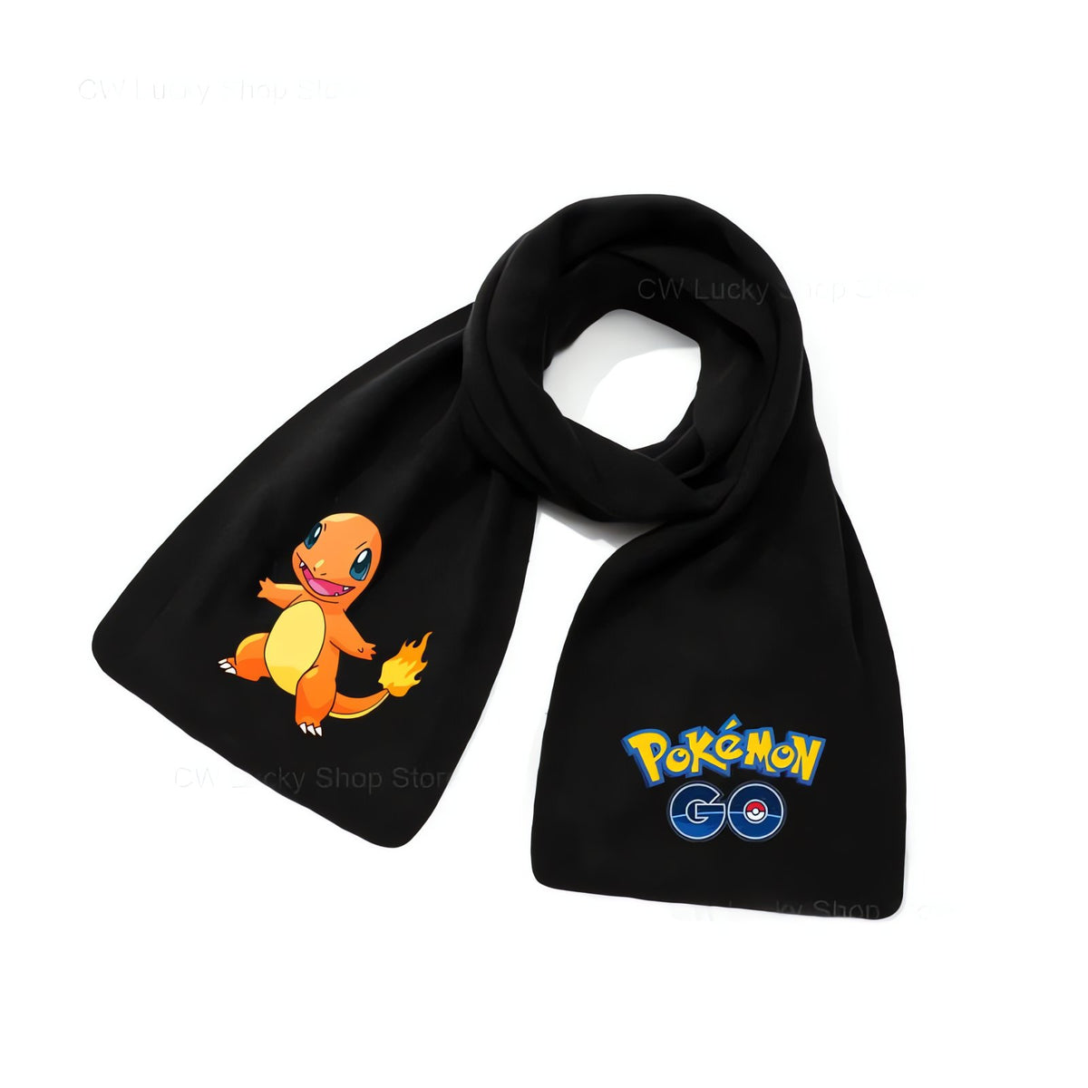 Pokémon scarf with Pikachu design – Charmander