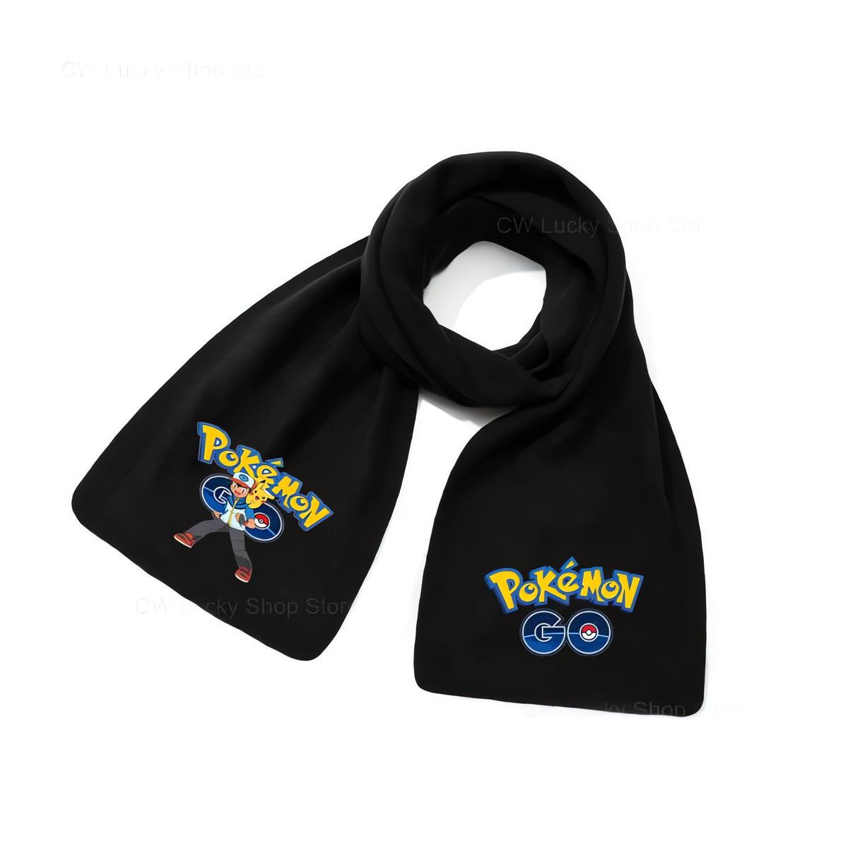 Pokémon scarf with Pikachu design