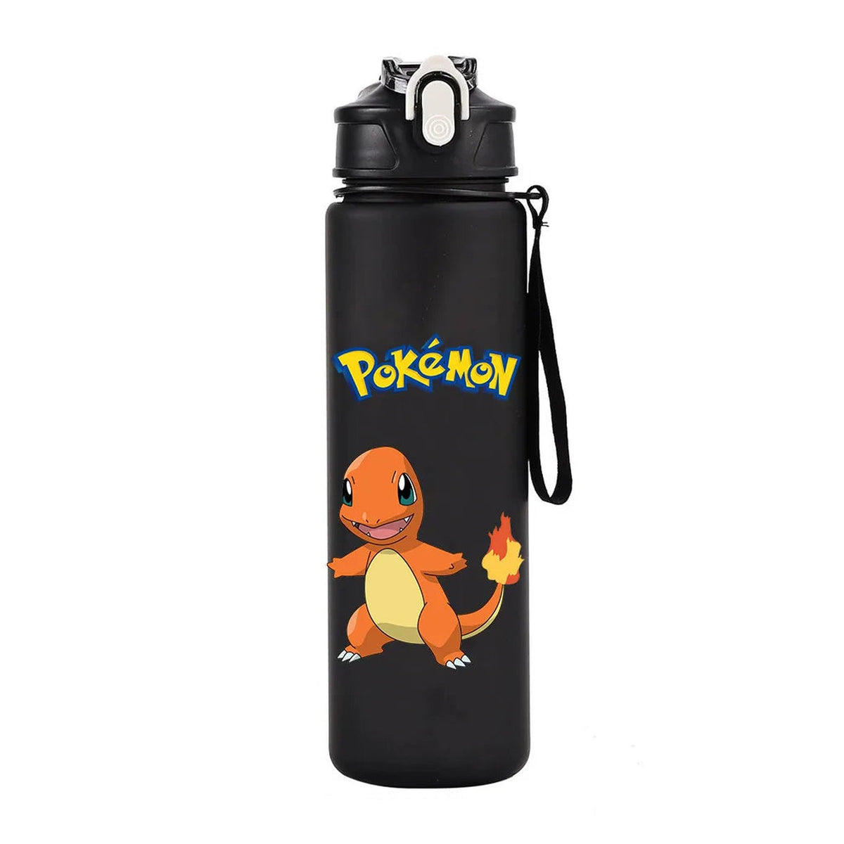 Pokémon water bottle, 700ml – Charmander Black