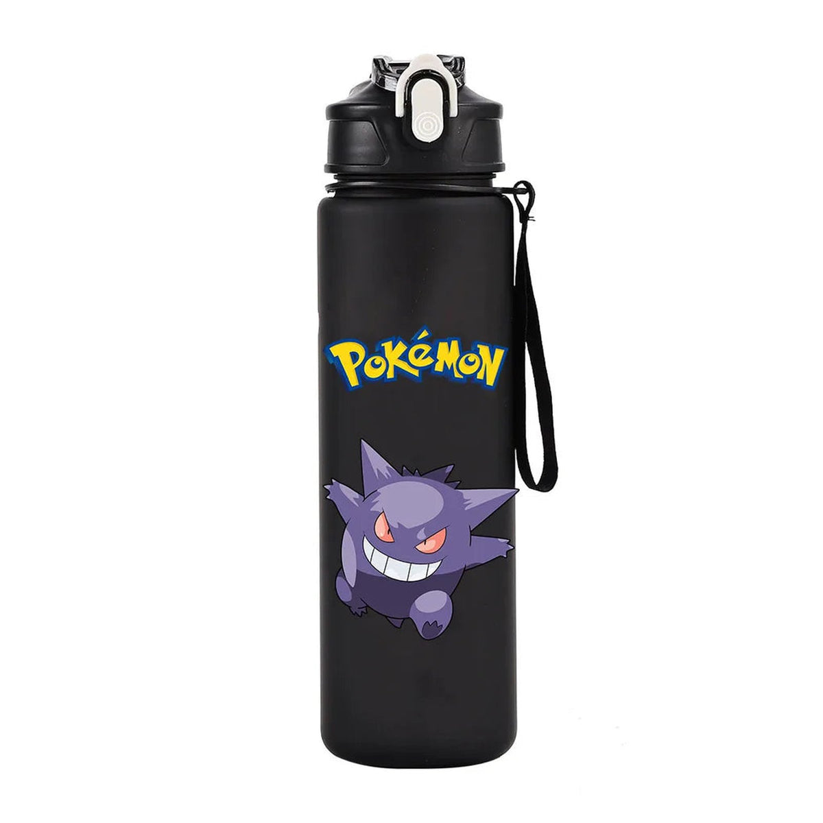 Pokémon water bottle, 700ml – Gengar Black