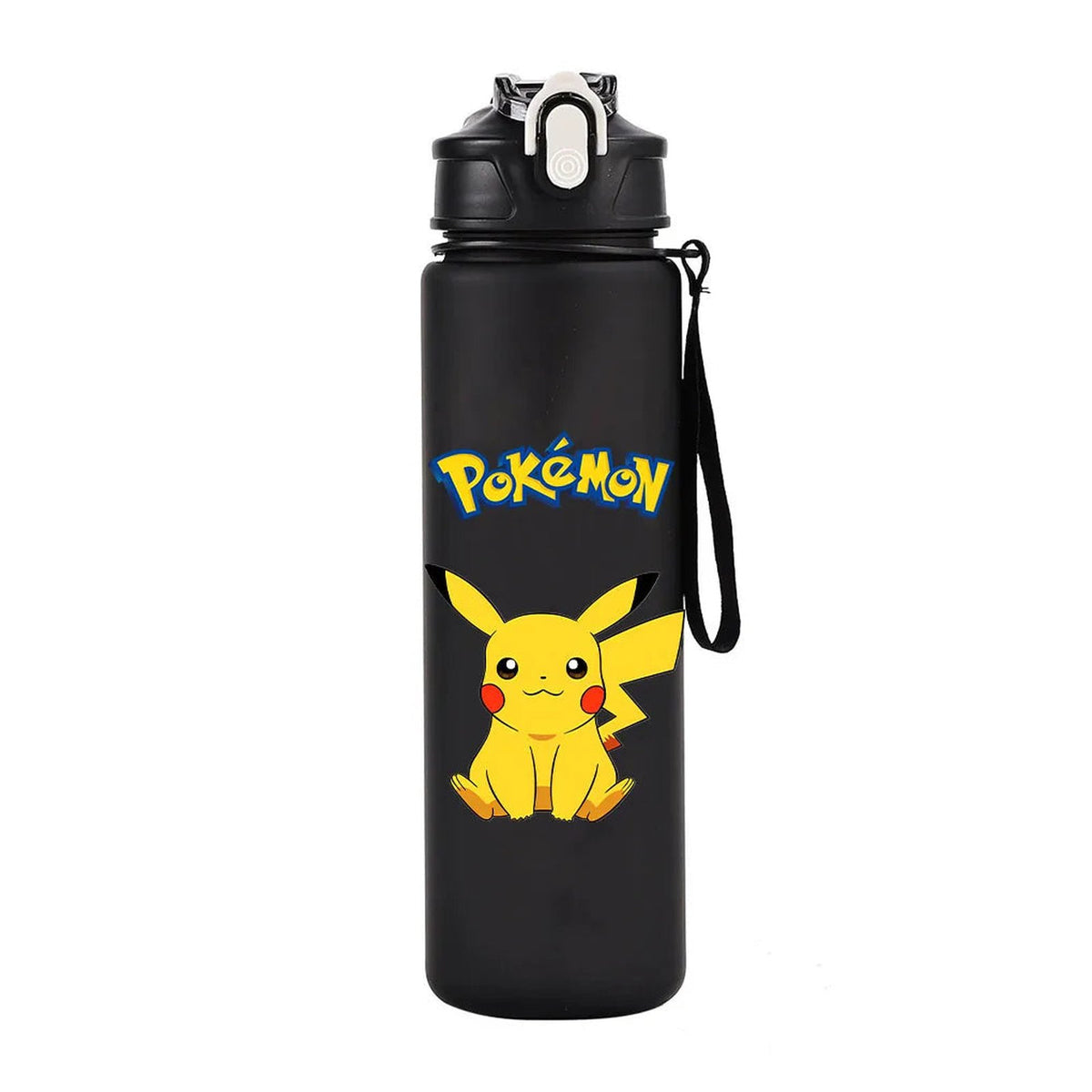 Pokémon water bottle, 700ml – Pikachu C Black